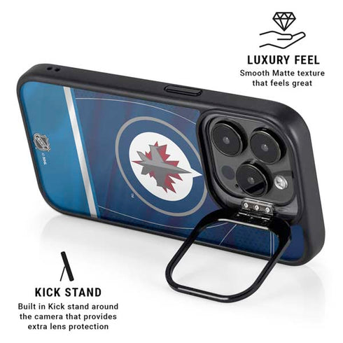 NHL Winnipeg Jets Jersey iPhone 15 Pro Kickstand Case